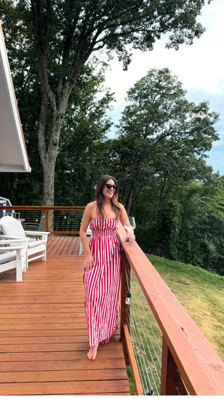 Classic Striped Dresses for July 4th