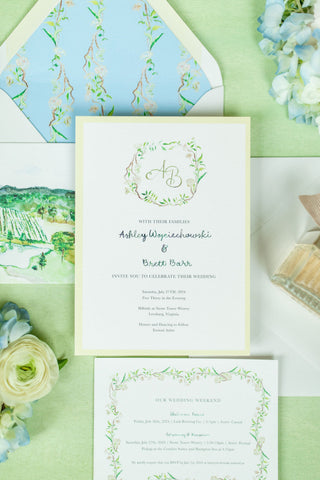 Discover a Classically Romantic Wedding at Stone Tower Winery