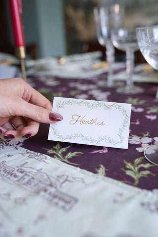 Blooming Arbor Name Cards