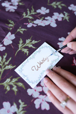 Blooming Arbor Name Cards