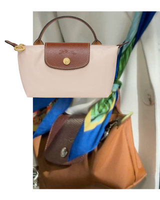 LONGCHAMP WITH SCARF BAG