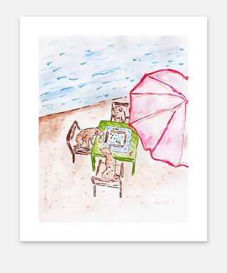 Mahjong Mutts Print