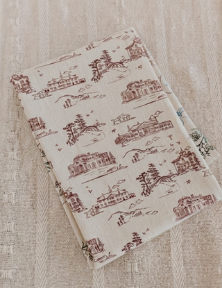 CL Blooming Dominion Tea Towel