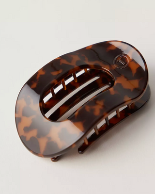 Tortoiseshell patterned hair clip-FREEPEOPLE