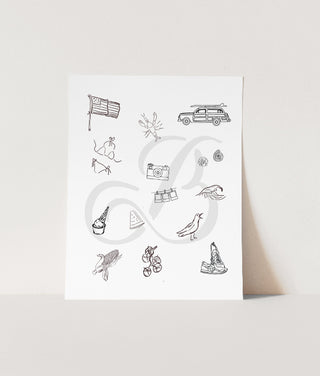 american-summer-beach-digital-icons