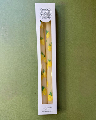 Hand-Painted Lemons -  Set of 2