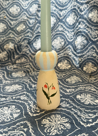 Hand Painted Candlestick Holder No. 1