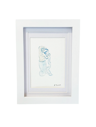Coastal No. 1 Watercolor Framed Original Painting