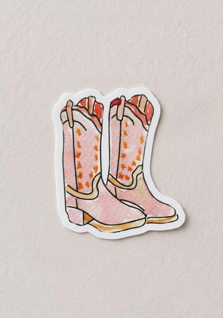 Cowboy Boot Sticker