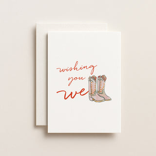 Wishing You Well Cowgirl Card
