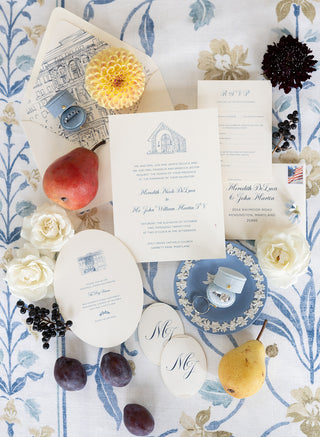 custom classic wedding invitations