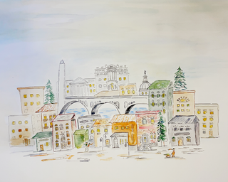 District Daydream Print