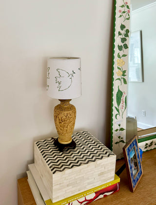 Dove Hand Painted Lampshade