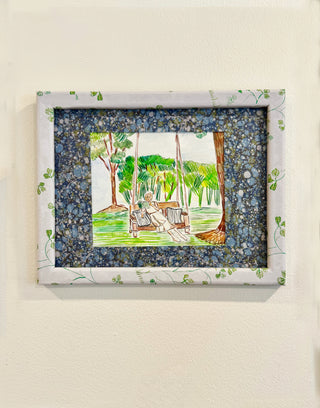Garden Reverie Original Mixed Media