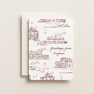 Greetings from Virginia Card