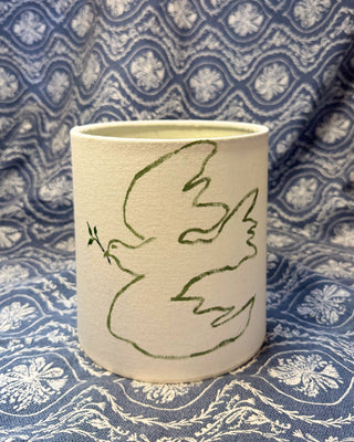Dove Hand Painted Lampshade