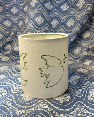 Dove Hand Painted Lampshade