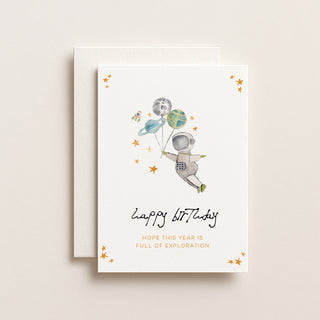 Astronaut Kids Birthday Card