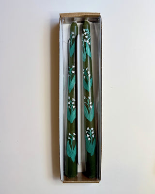 lily of the valley tapper spring candlesticks 