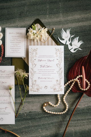 luxury wedding stationery dc