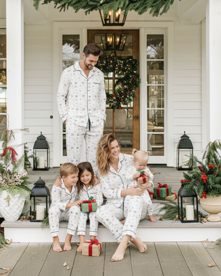 nantucket christmas pajamas pattern design