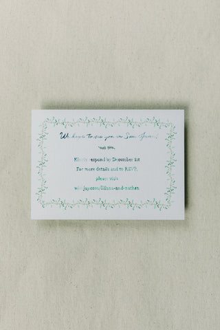 puerto rico reception card