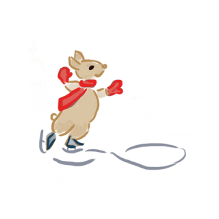 rabbit ice-skating-whale-nantucket_illustration-childrens-winter-ebloom