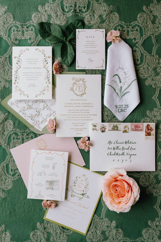 romantic wedding invitations custom designers gold foil