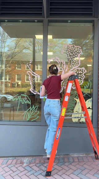 spring mural-installation