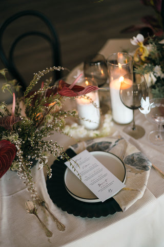 swan die card- place cards