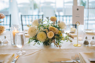 table number-wax-emboss-coastal display