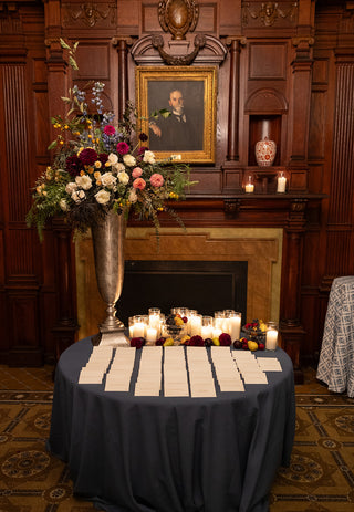 wedding display escort card-hay adams-romantic